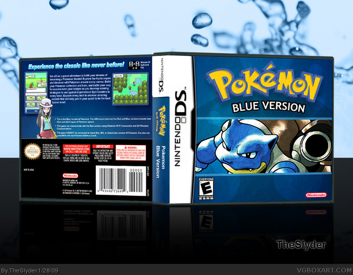 Pokemon Blue box art cover