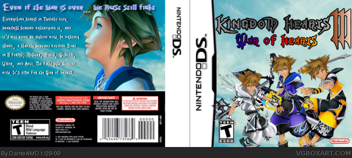 Kingdom Hearts III: War of Hearts box art cover