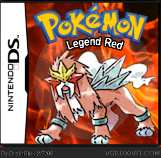 Pokemon Legend Red box cover