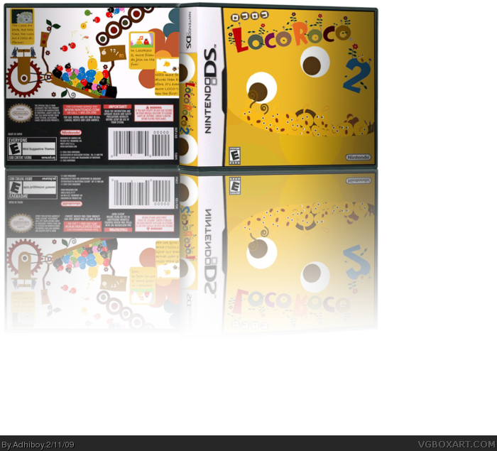 Loco Roco DS box cover