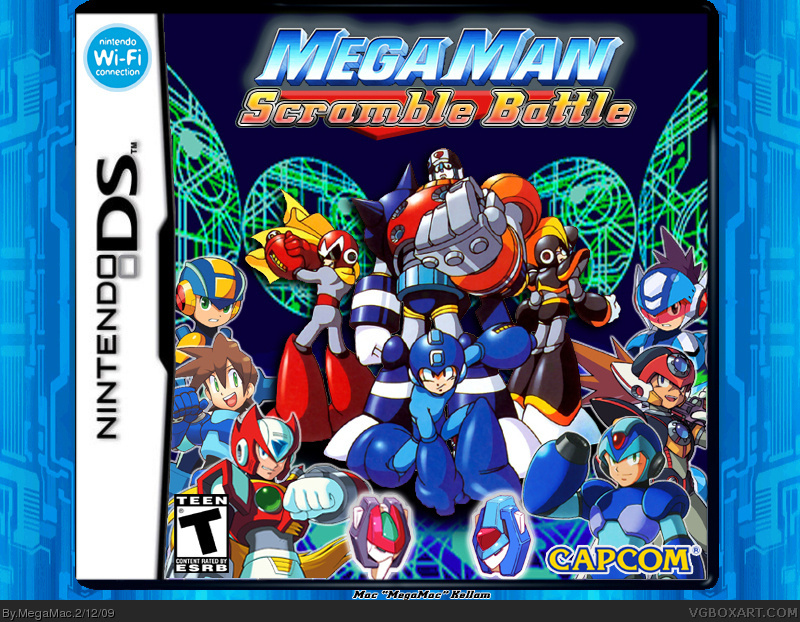 Mega Man: Scramble Battle box cover