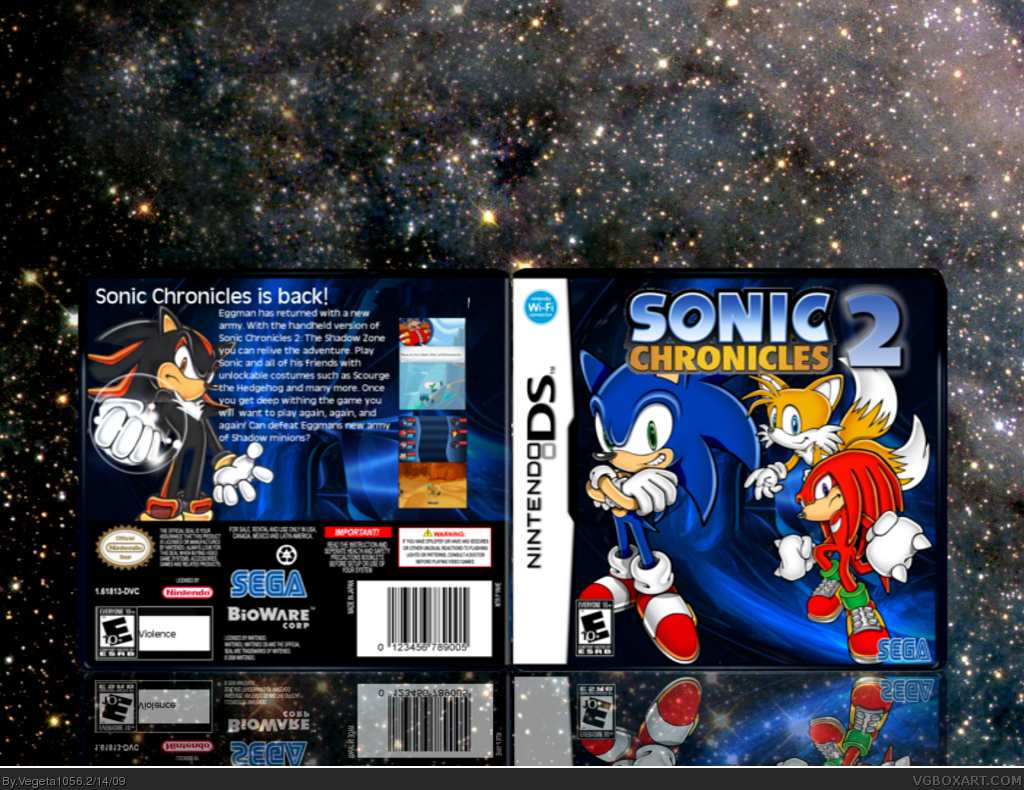 Sonic Chronicles 2 box cover
