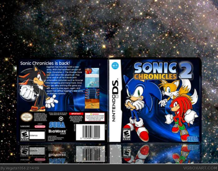 Sonic Chronicles 2 box art cover