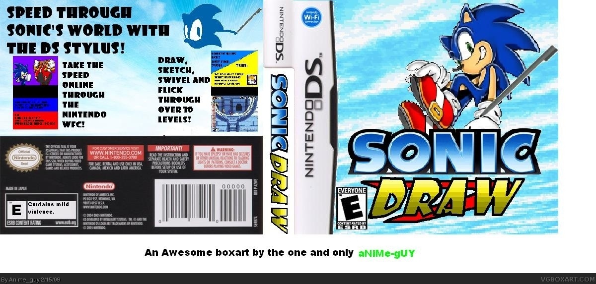 Sonic Draw box cover