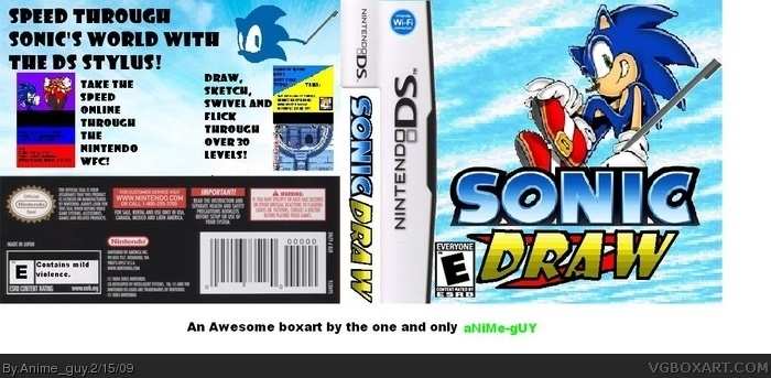Sonic Draw box art cover