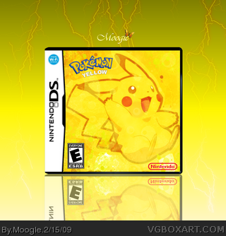 Pokemon Yellow Nintendo DS Box Art Cover by Moogle