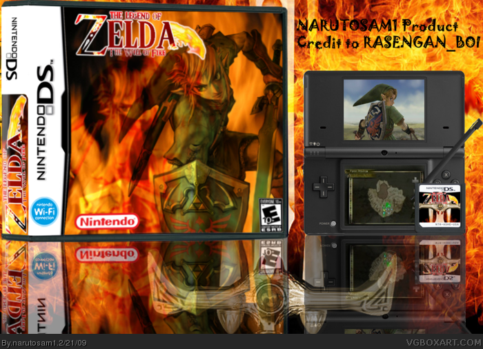 The Legend Of Zelda: The Will Of Fire box art cover
