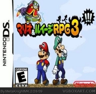 Mario & Luigi RPG 3 box cover