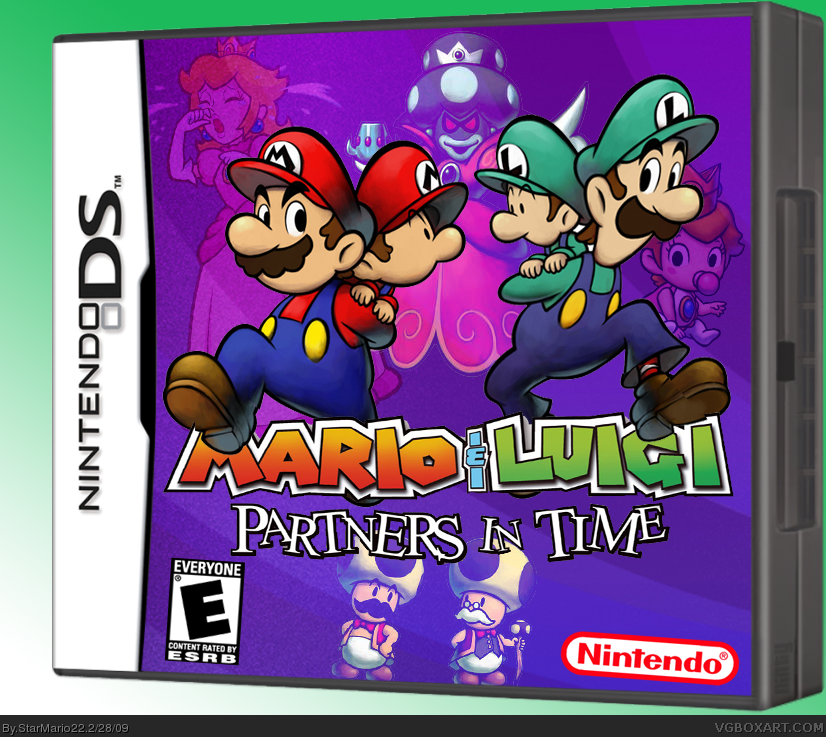 Mario & Luigi: Partners In Time box cover