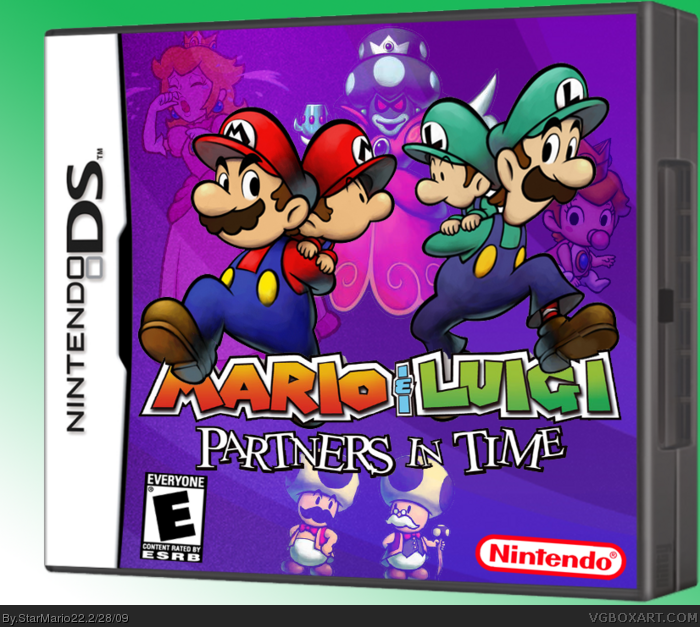 Mario & Luigi: Partners In Time box art cover