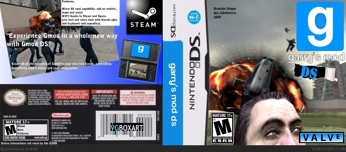 Garry's Mod DS box cover