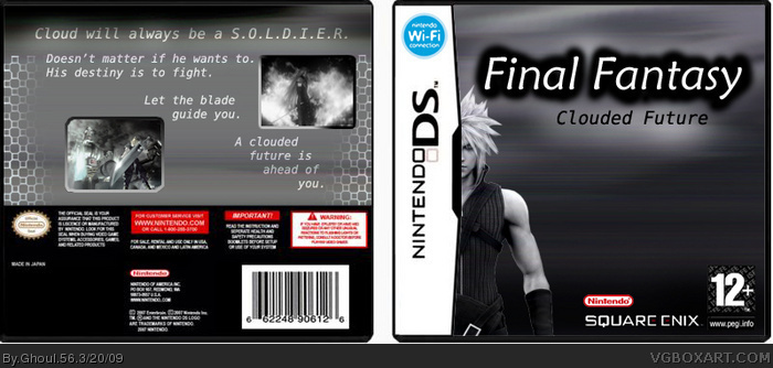 Final Fantasy Clouded Future box art cover
