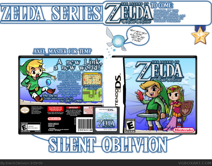 The Legend of Zelda - Mind Mirror box art cover