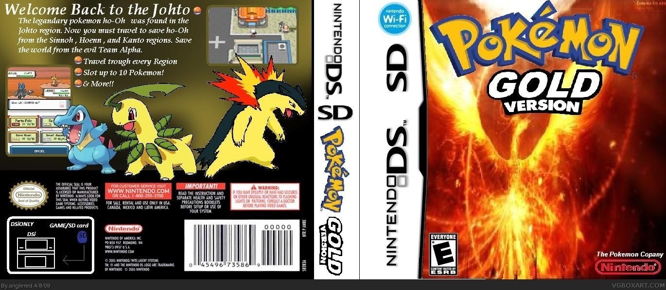 Pokemon Gold box cover