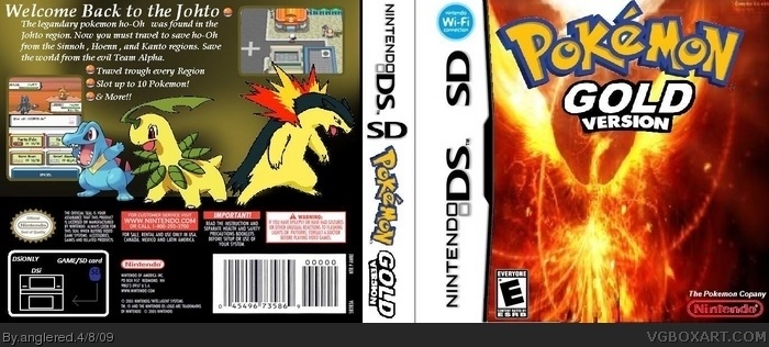 Pokemon Gold box art cover