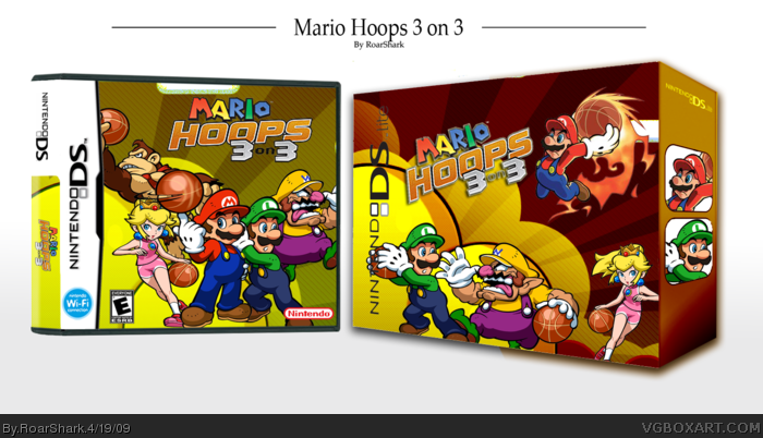 Mario Hoops: 3 on 3 box art cover