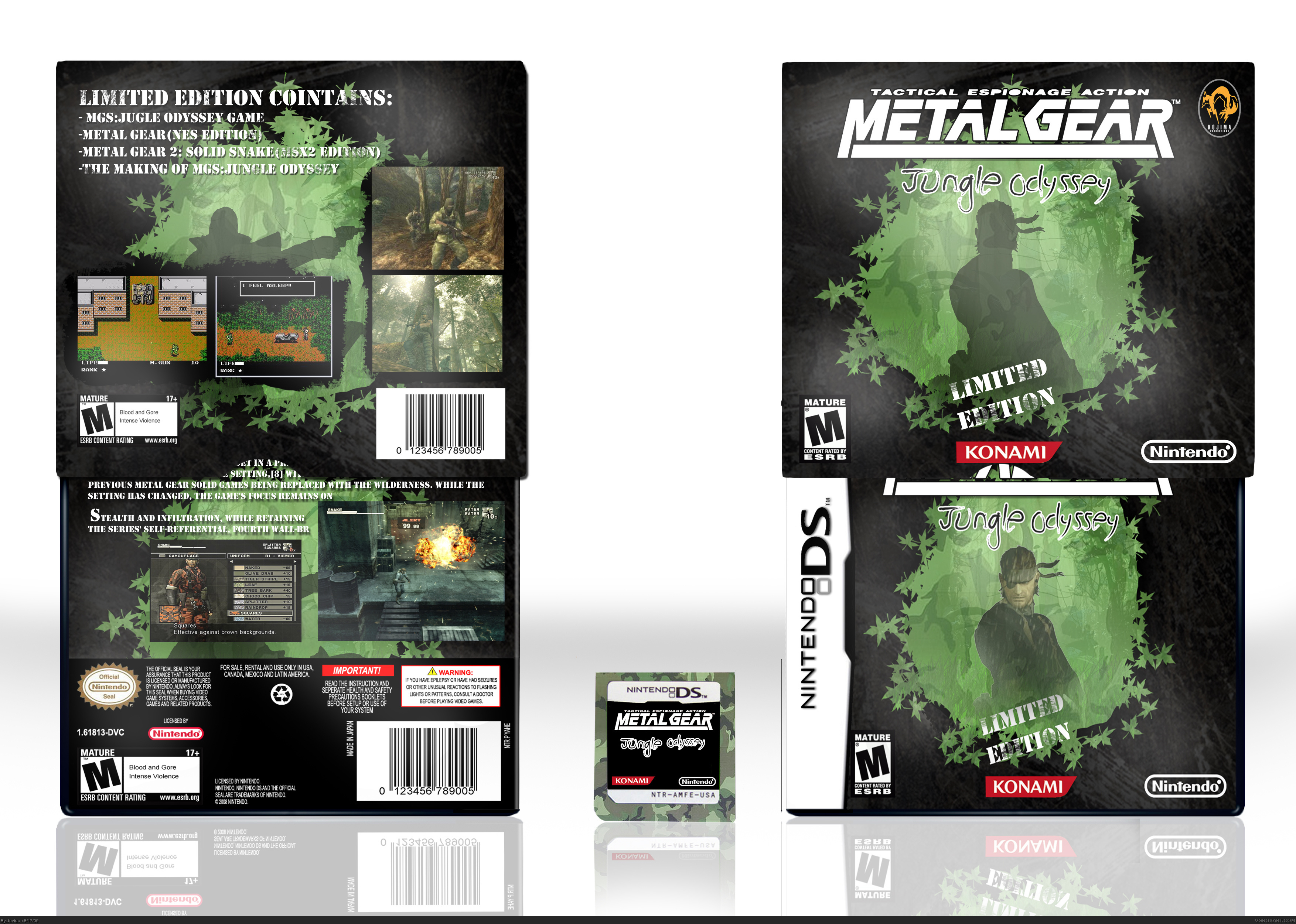 Metal Gear Solid: Jungle Odyssey box cover