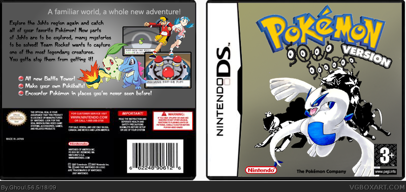 Pokemon SoulSilver Version box cover