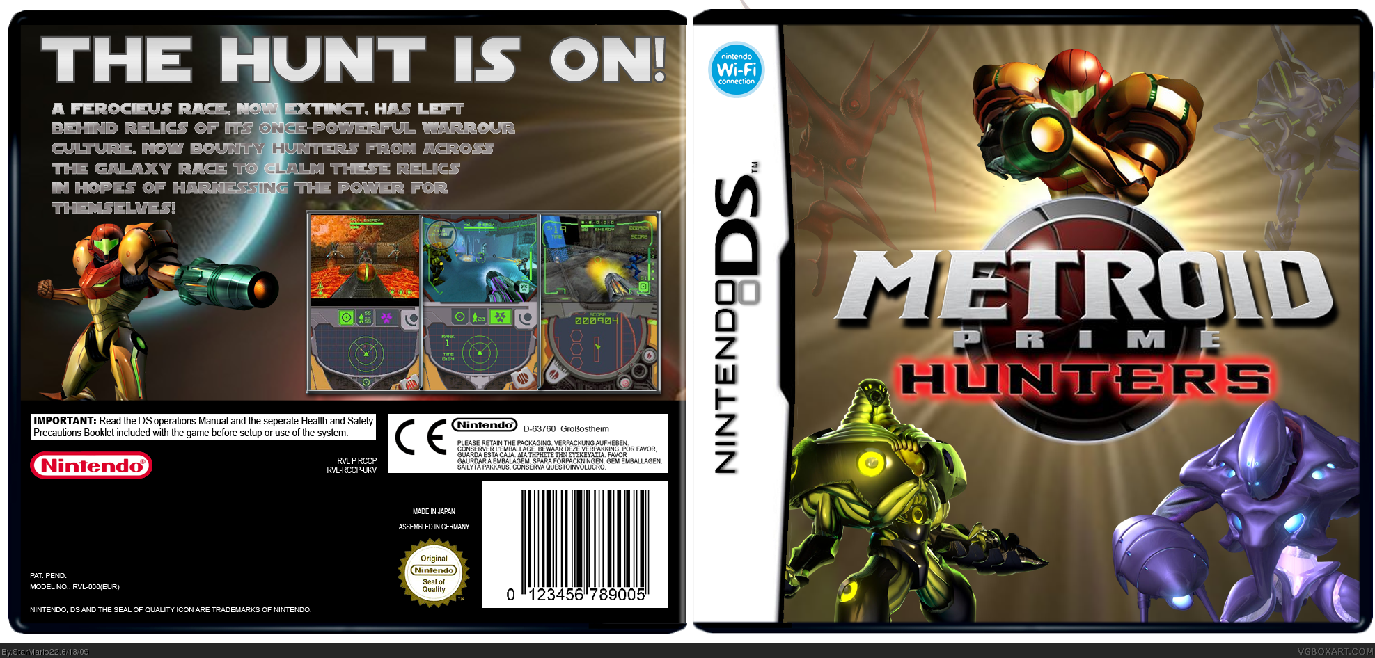 Metroid Prime: Hunters box cover