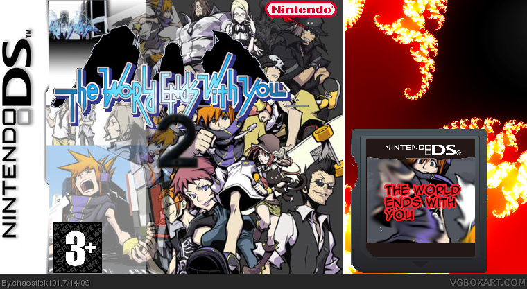 The world Ends with you two box cover