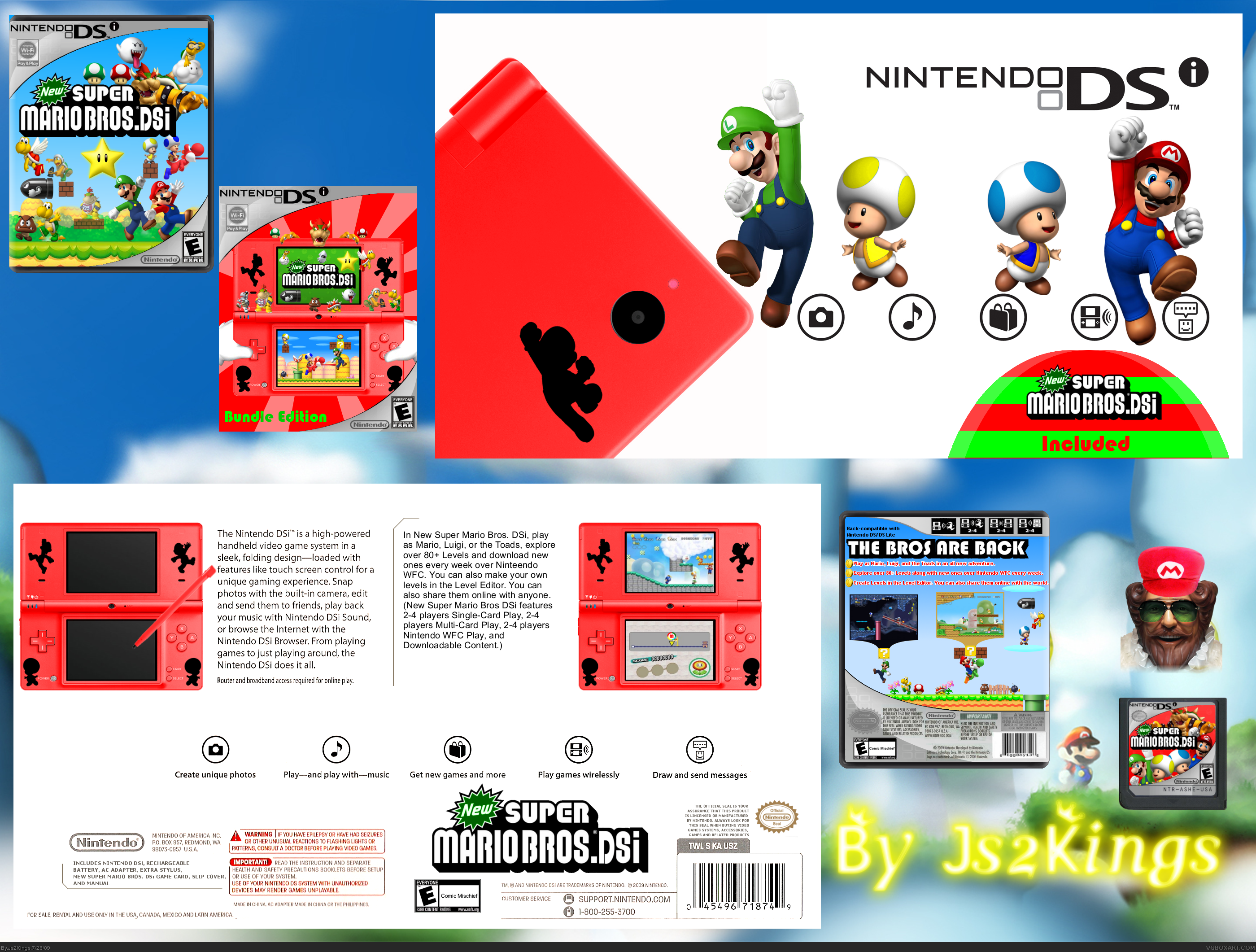 New Super Mario Bros. DSi (Bundle Edition) box cover
