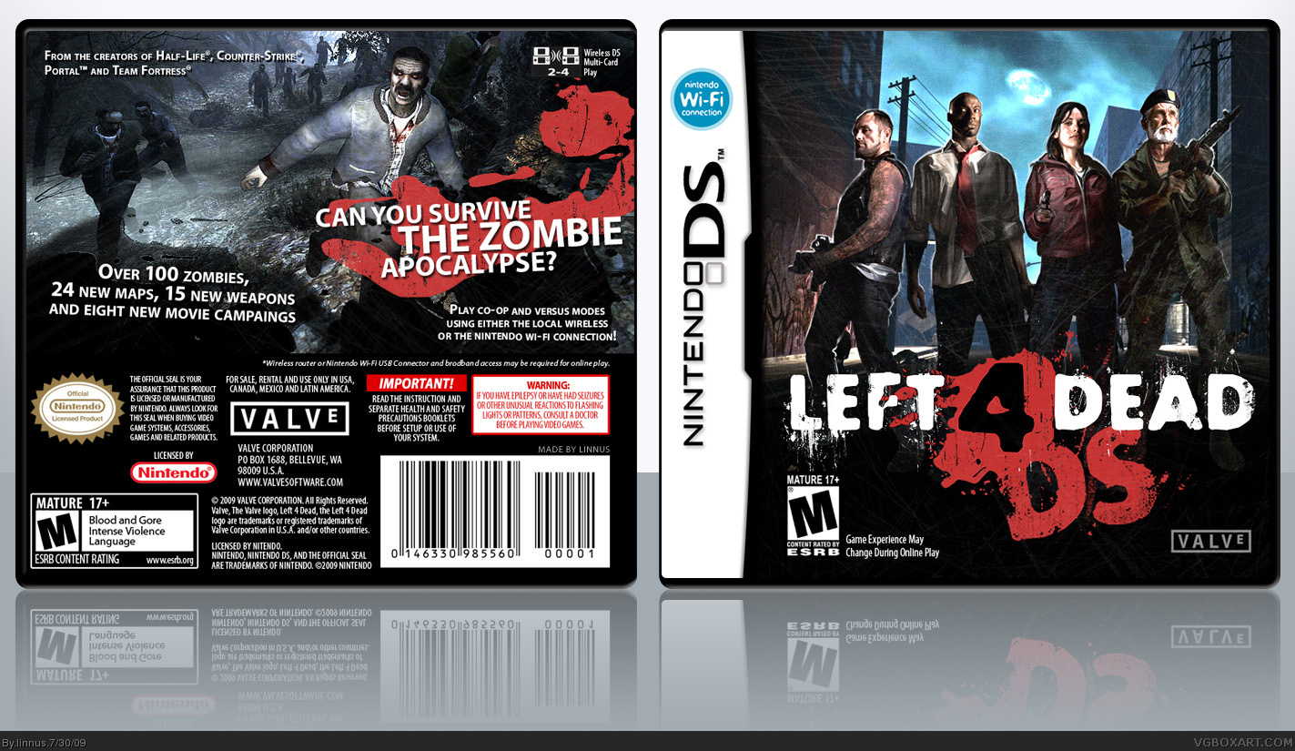 Left 4 Dead DS box cover
