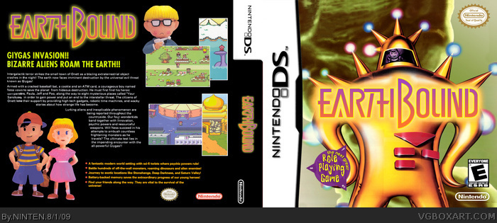 EarthBound DS Nintendo DS Box Art Cover by NINTEN