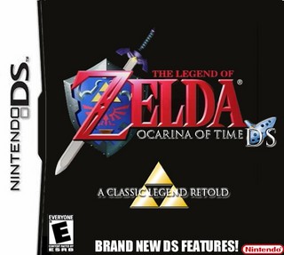 The Legend of Zelda: Ocarina of Time DS box cover