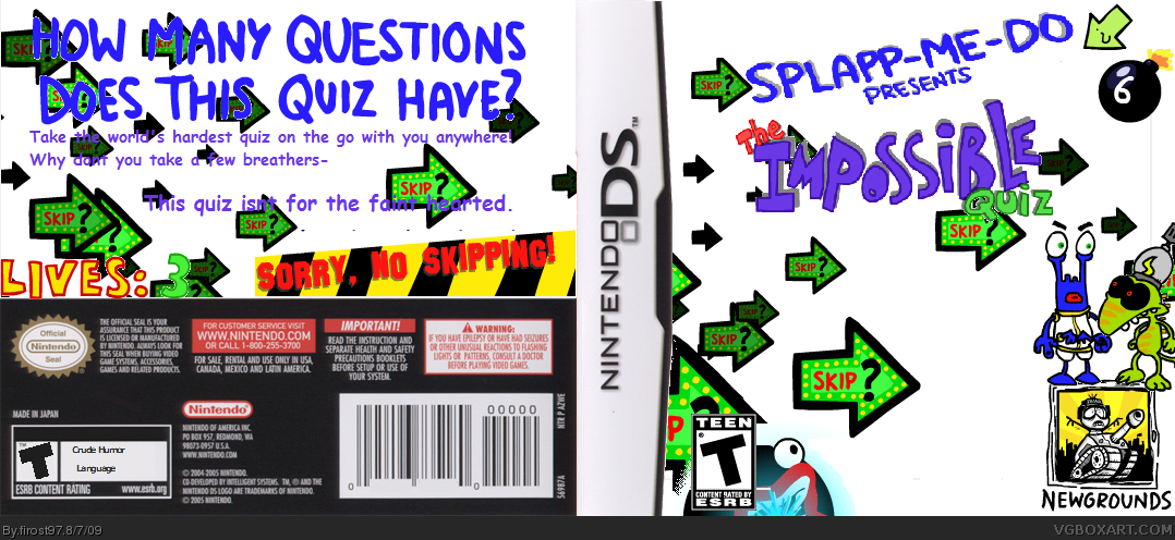 The Impossible Quiz DS box cover