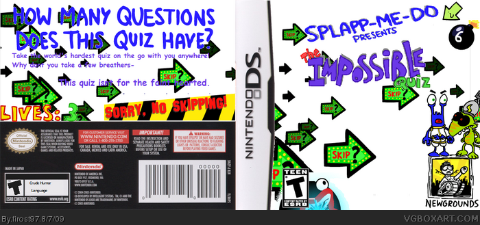 The Impossible Quiz DS box art cover