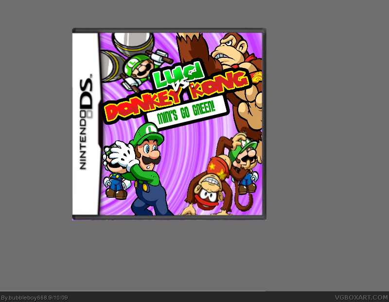 Luigi vs. Donkey Kong: Minis Go Green! box cover