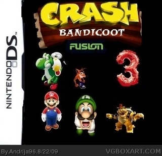 Crash Bandicoot Fusion 3 box cover