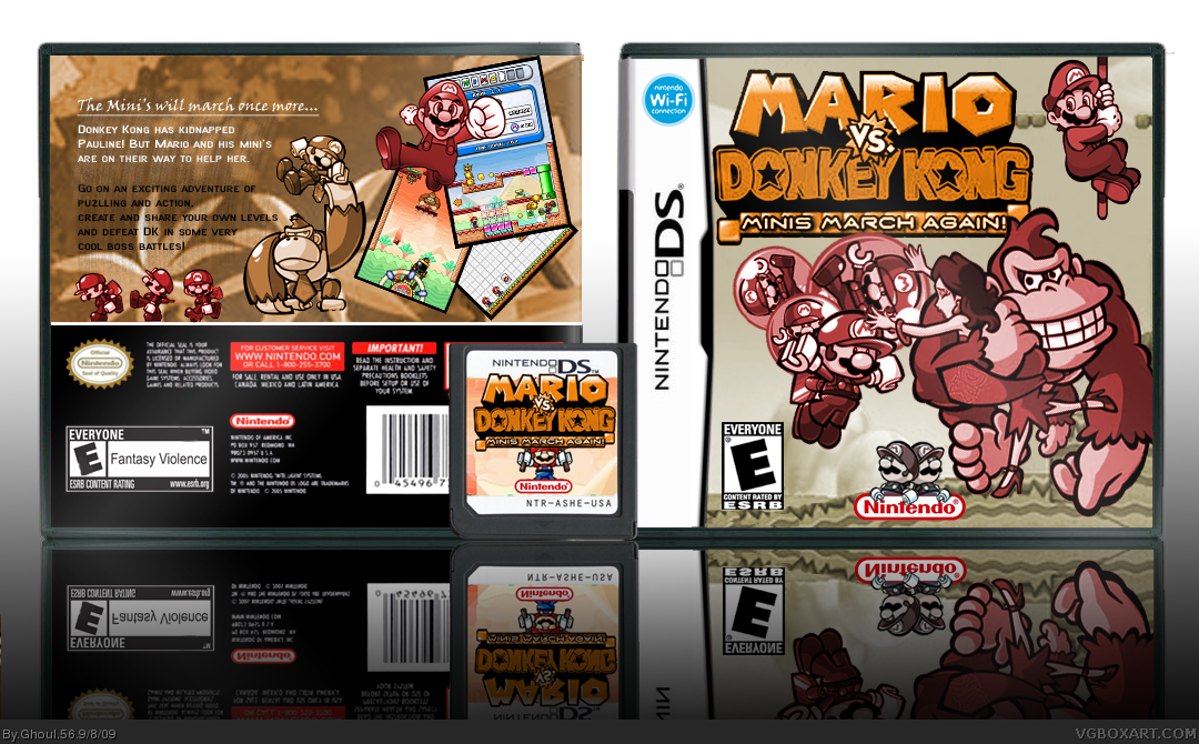 Mario vs. Donkey Kong Minis March Again box cover
