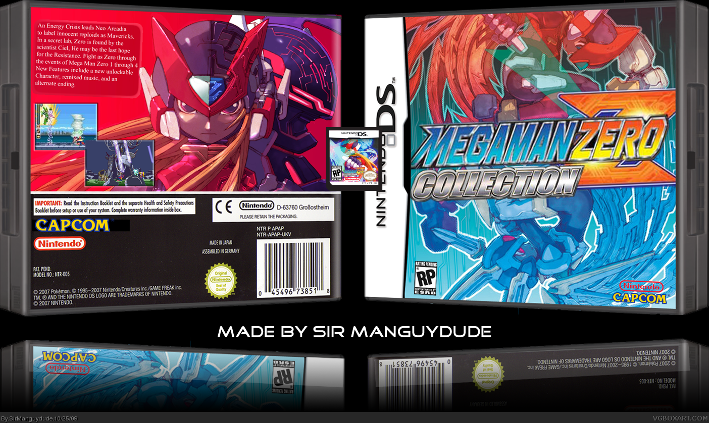 Mega Man Zero Collection box cover