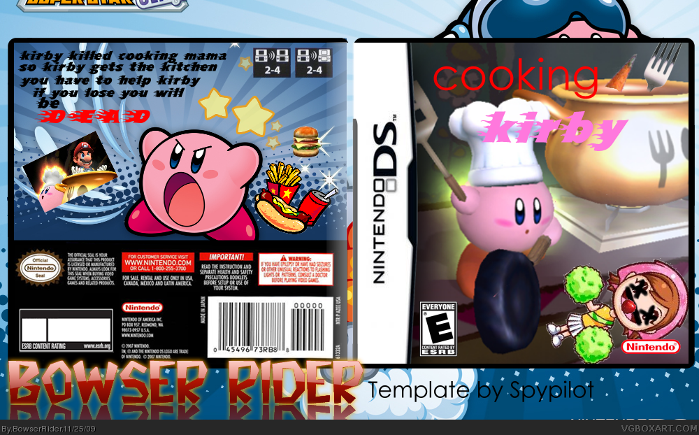 Cooking Kirby box cover