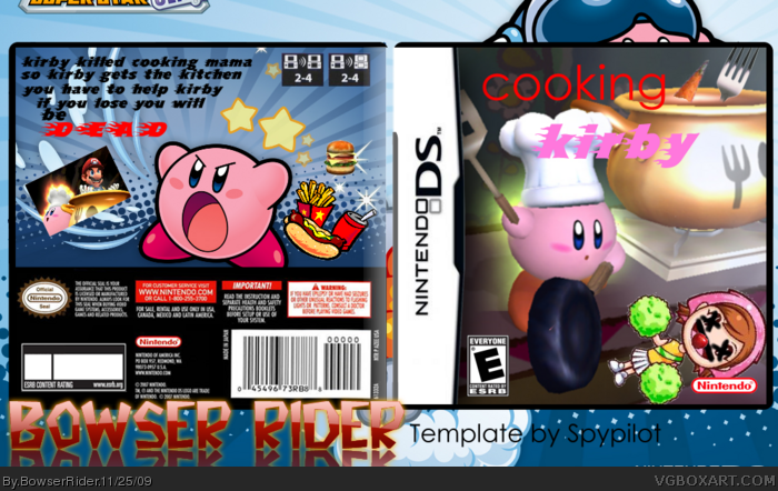Cooking Kirby box art cover