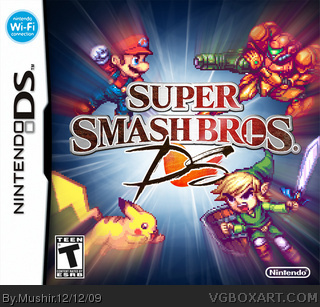 Super Smash Bros. DS box art cover