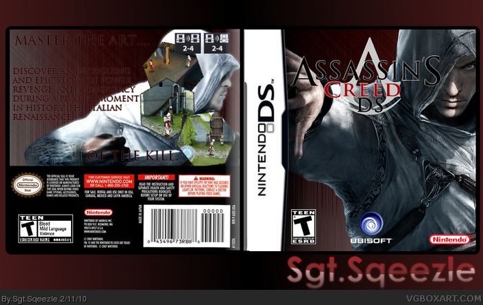 Assassin's Creed DS box art cover