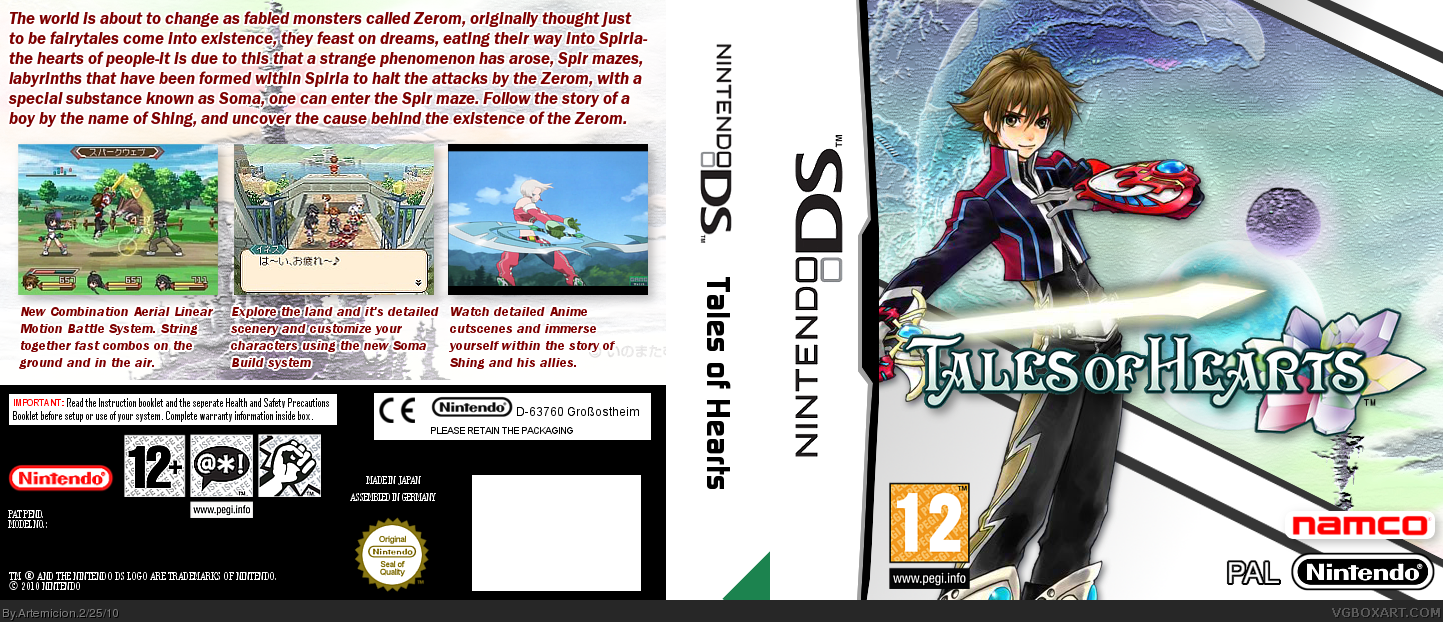 Tales of Hearts box cover