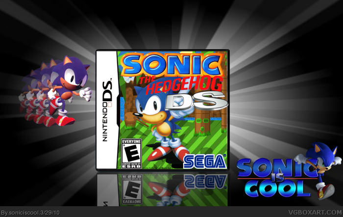 Sonic the Hedgehog. DS box art cover