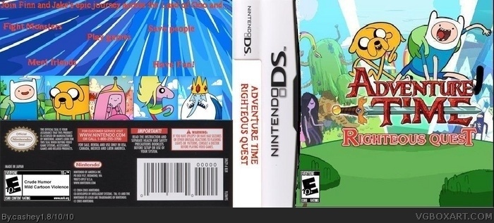 Adventure Time: Righteous Quest box art cover