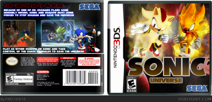 Sonic Universe box art cover