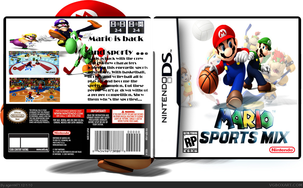 Mario Sports mix box cover