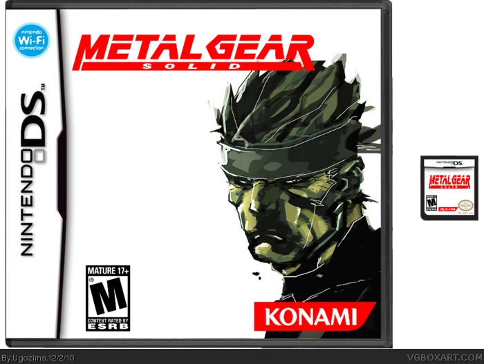 Metal Gear Solid: DS box art cover