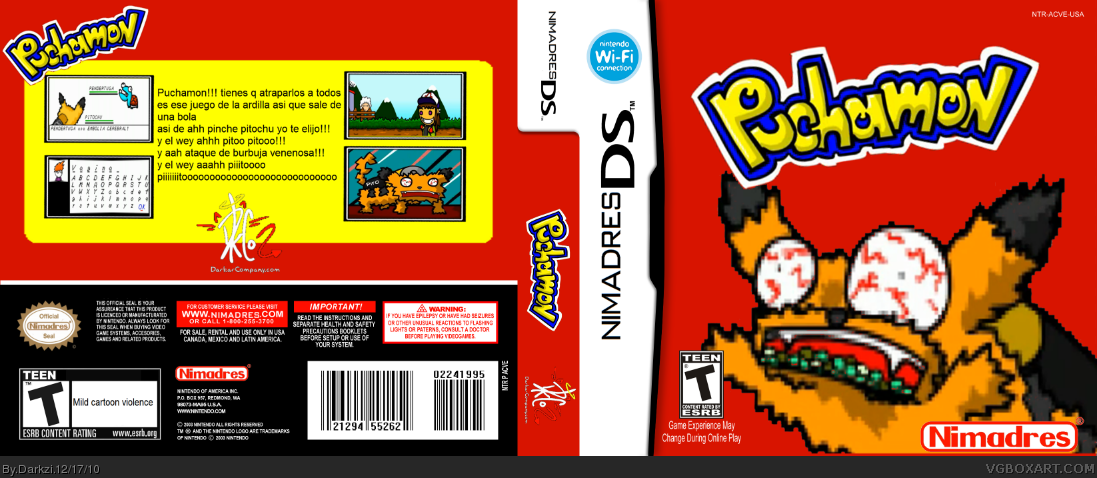 Puchamon (pokemon parody) box cover