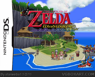 The Legend of Zelda: The Wind Waker DS box cover