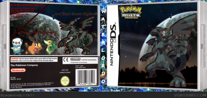 Pokemon White Version box art cover
