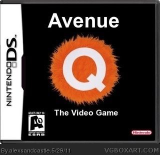 Avenue Q the Video Game box art cover