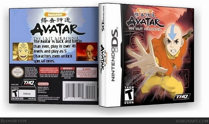 avatar the last airbender game ds
