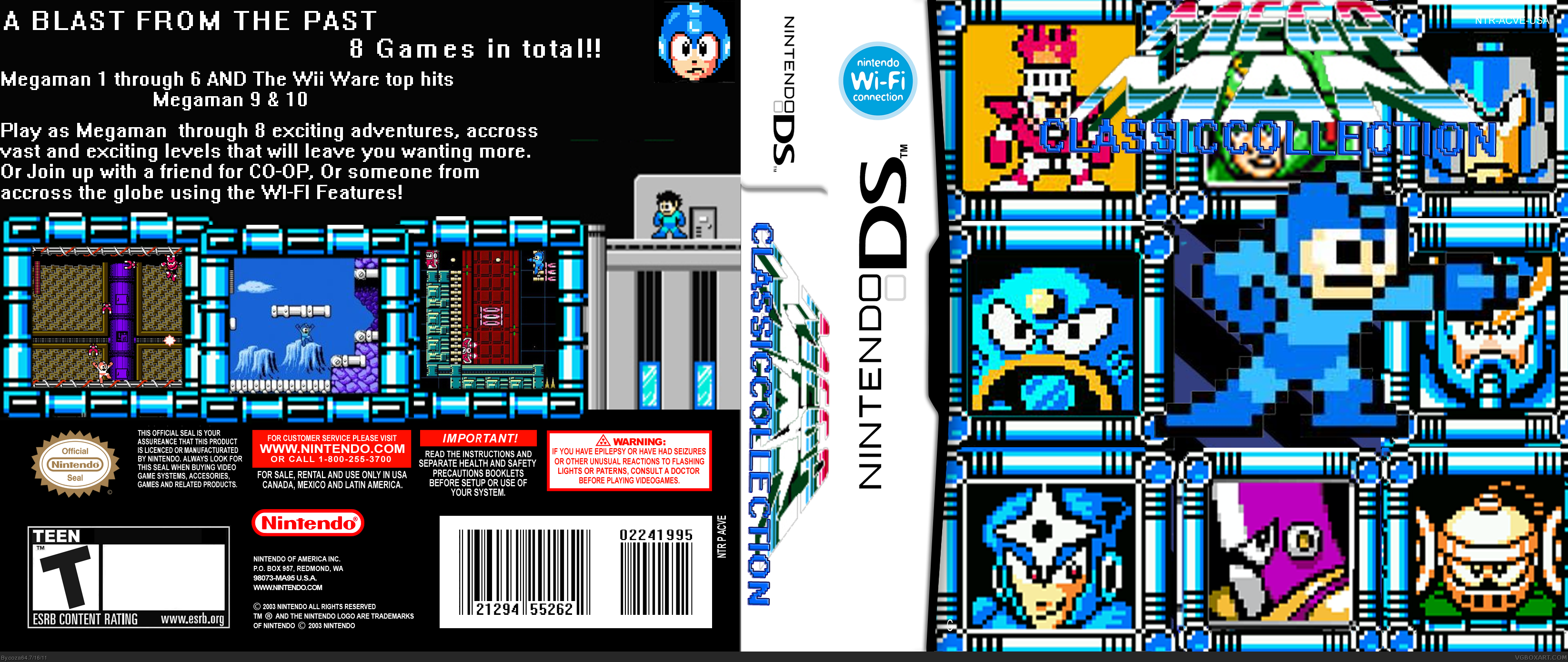 Megaman: Classic Collection box cover